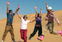 Sandboarding in Namibia/Swakopmund