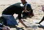 Sandboarding in Namibia/Swakopmund